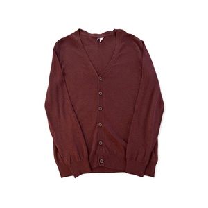 Burgundy H&M Cardigan Sweater
